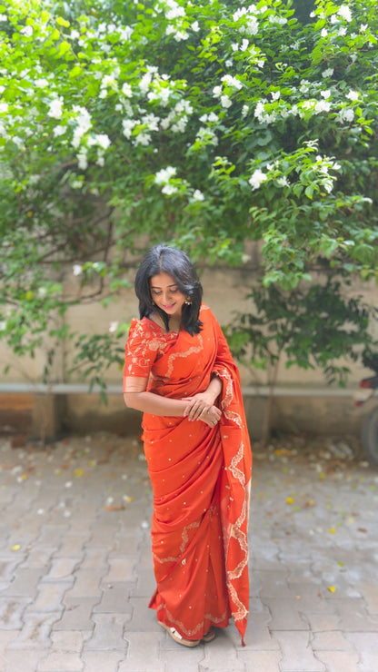 Helen Viscose Orange