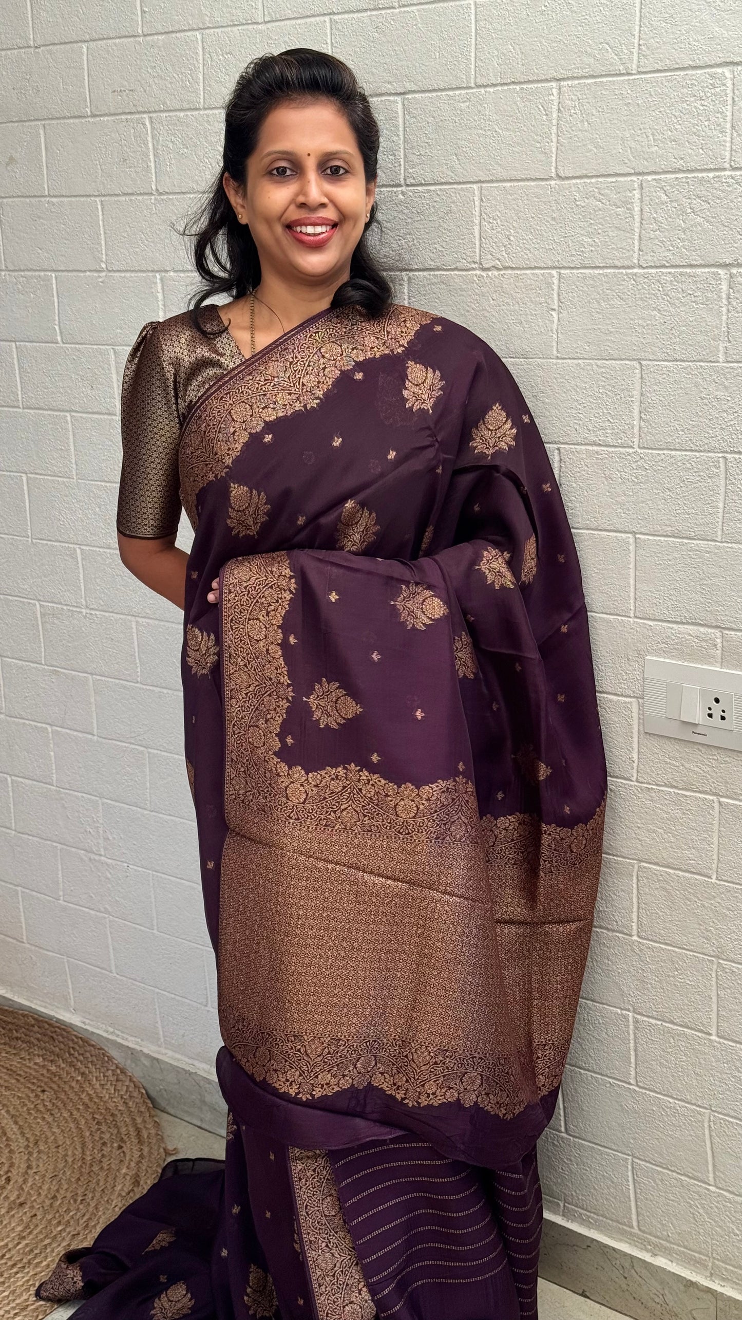 Organza Viscose Antique saree