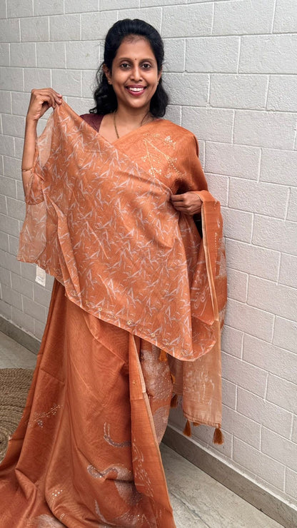 Chanderi Sequin