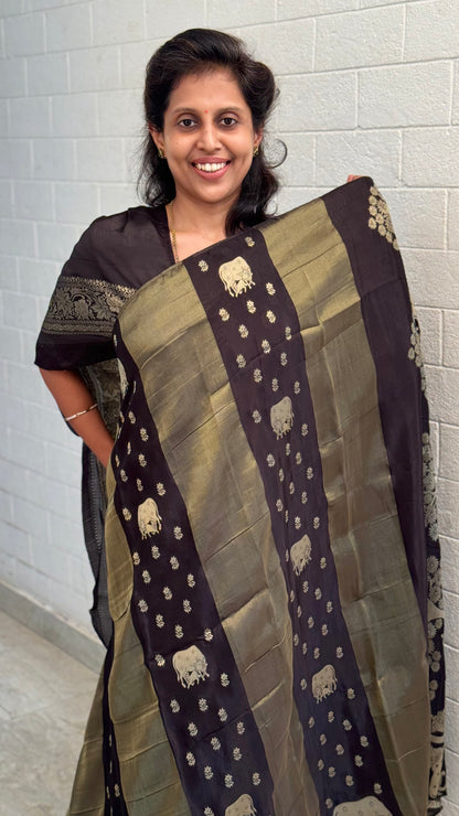 Viscose Pichwai Border