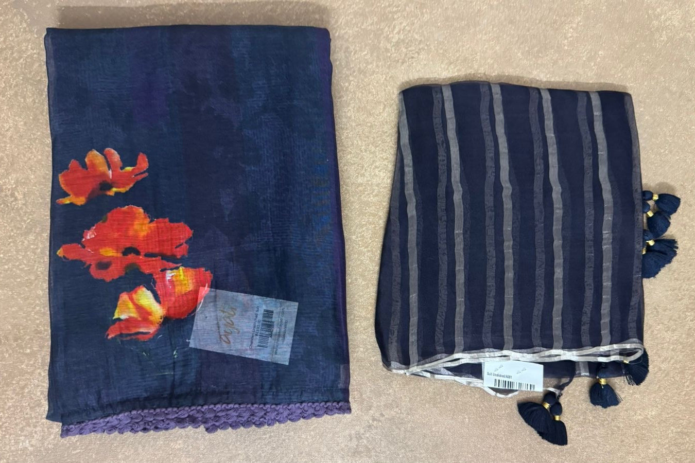 Chanderi Unstitched Suit