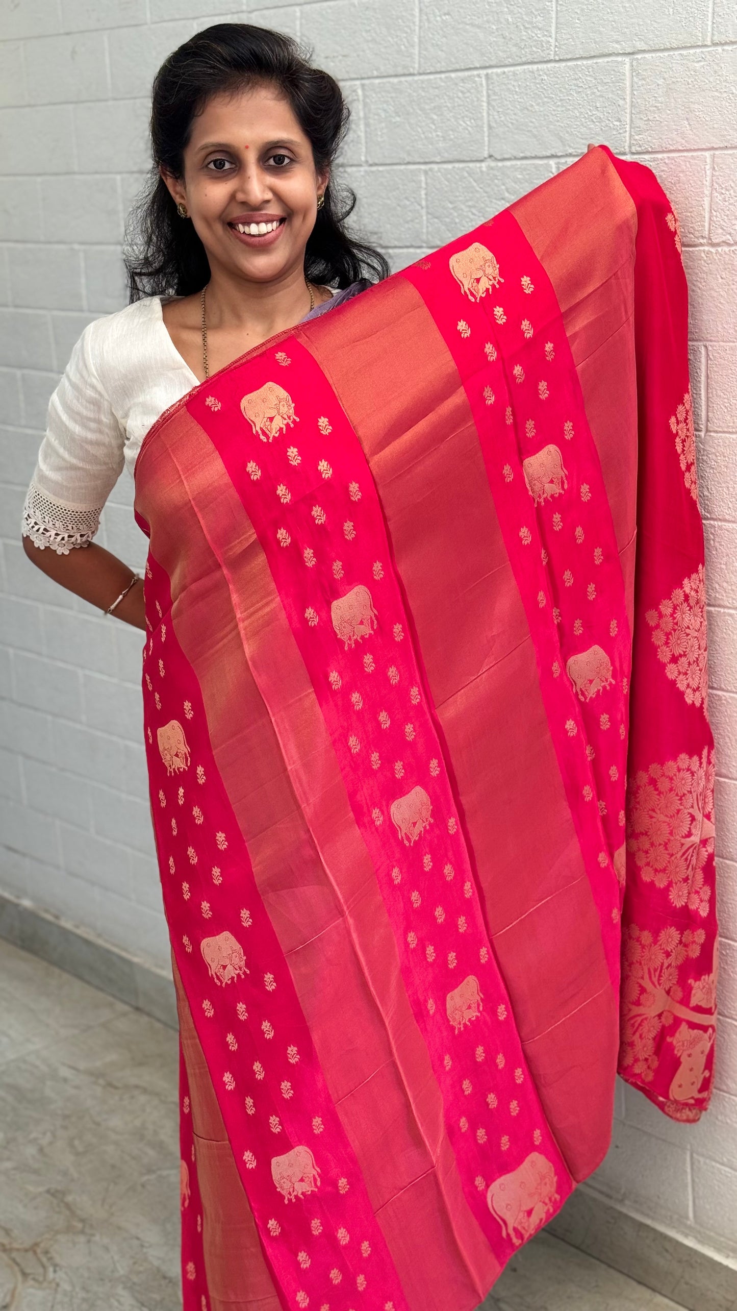Viscose Pichwai Border
