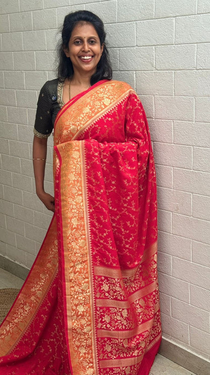 Matka Tussar Saree