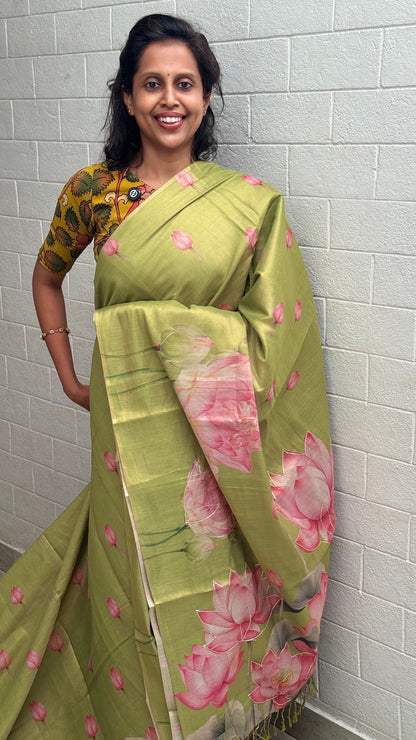 Linen Tissue Saree