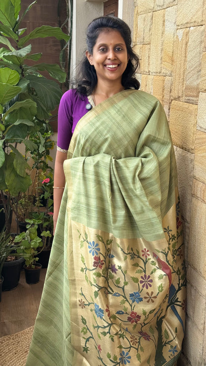 Jamdani Paithani Saree