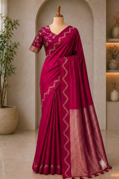 Blended Raw Mango Saree