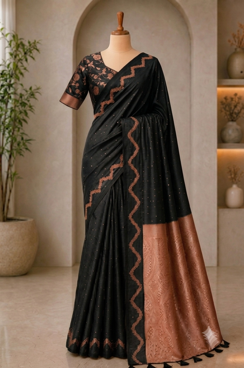 Blended Raw Mango Saree