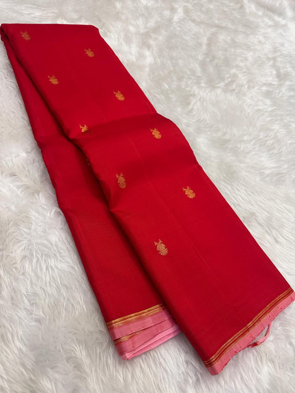 Red Pink Kanjivaram