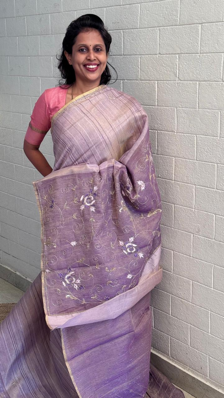 Giccha Gottapatti Embellished Saree