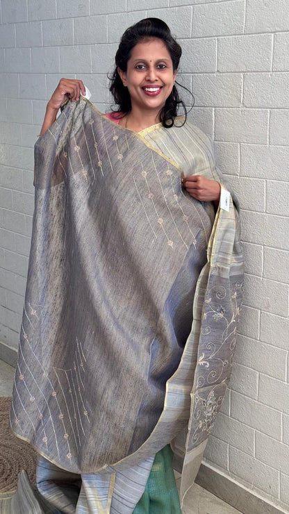 Giccha Gottapatti Embellished Saree