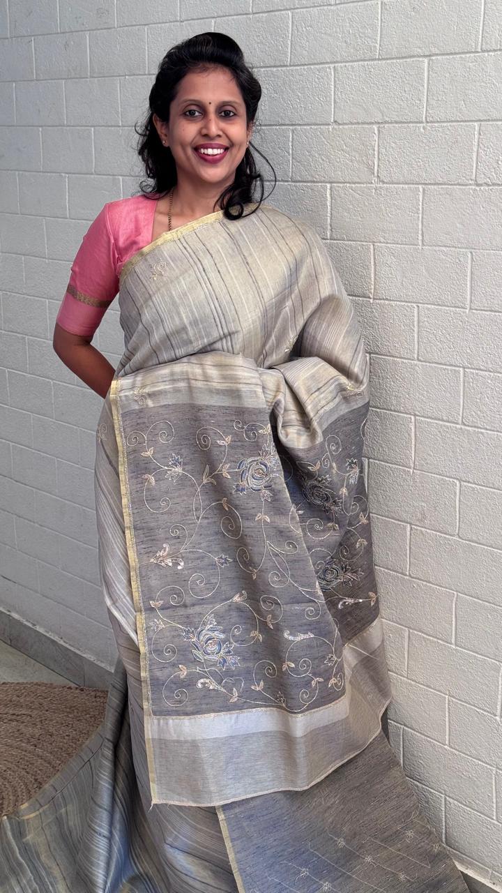 Giccha Gottapatti Embellished Saree