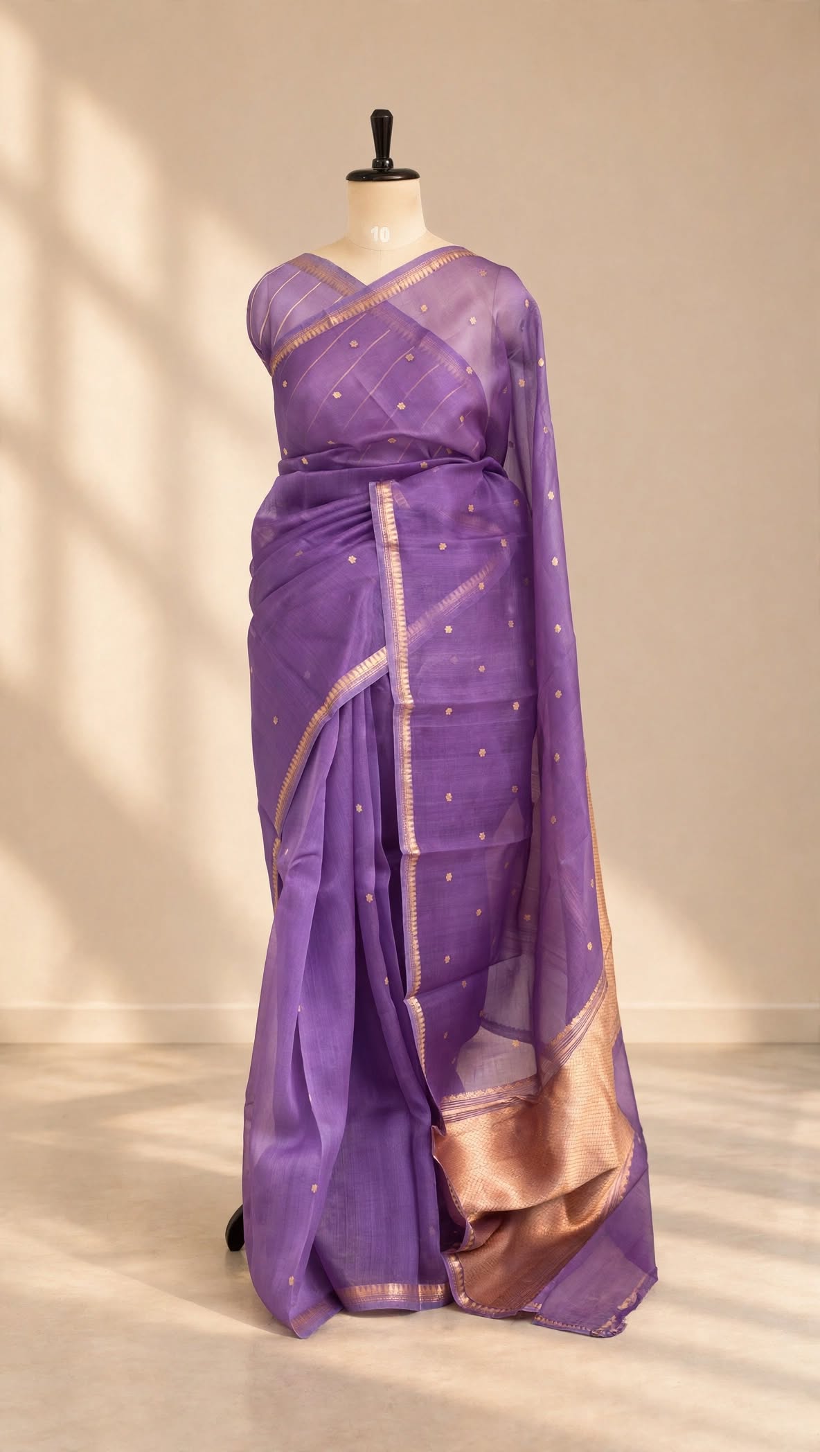 Pure Kora Banarasi Saree
