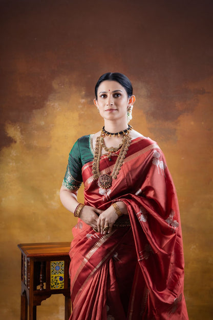 Rust Raw Mango Silk