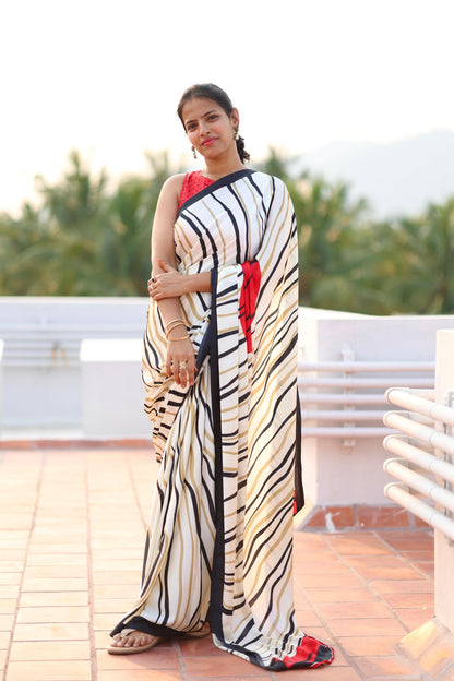 Srinidhi Blended Crepe Saree