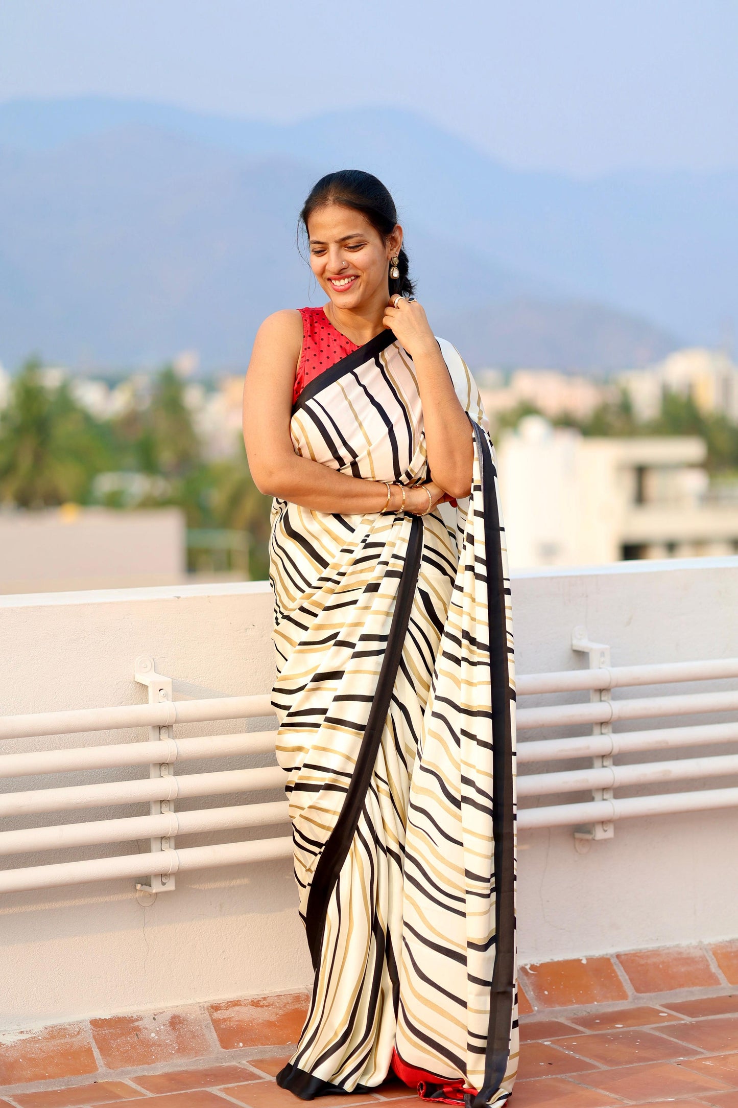 Srinidhi Blended Crepe Saree