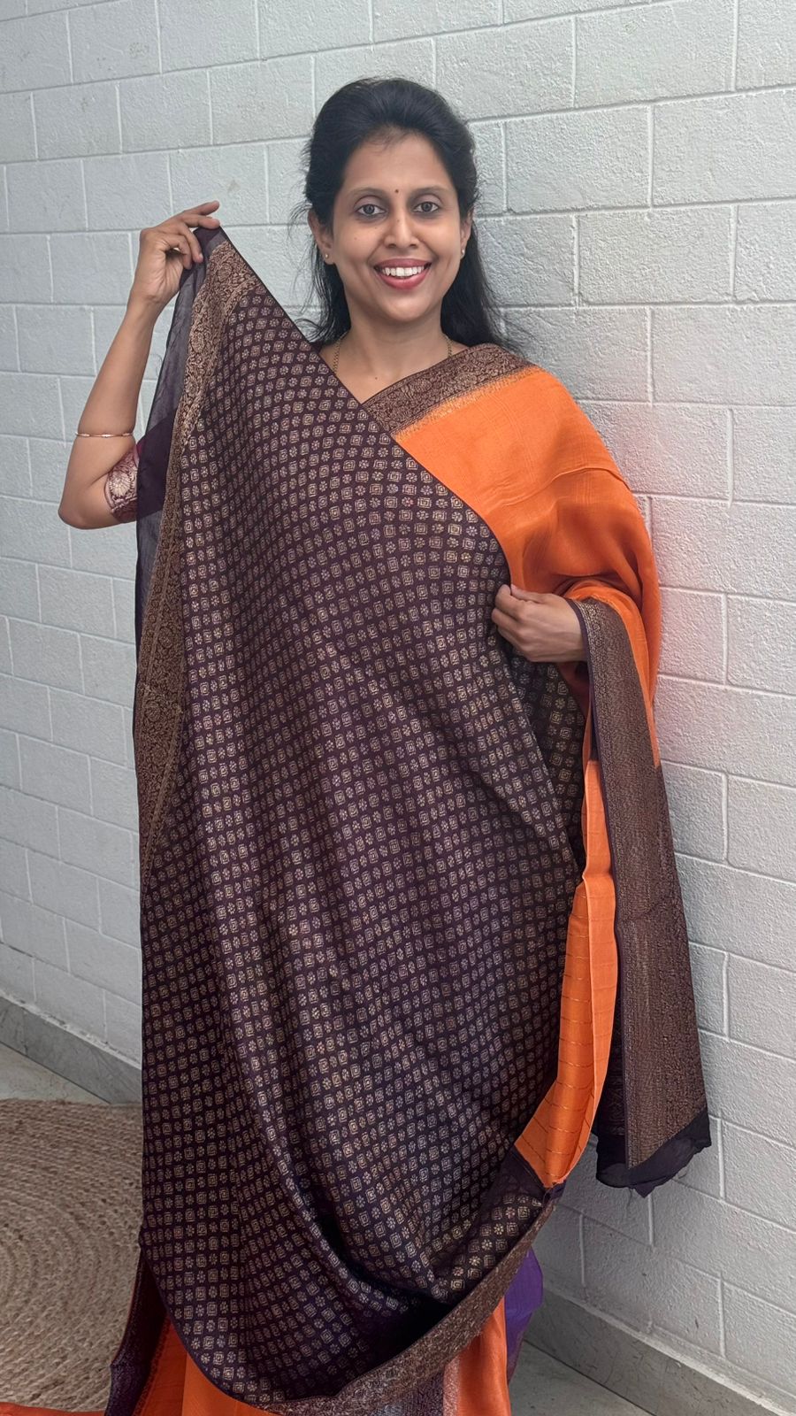 Moonga Tussar Contrast Border Saree