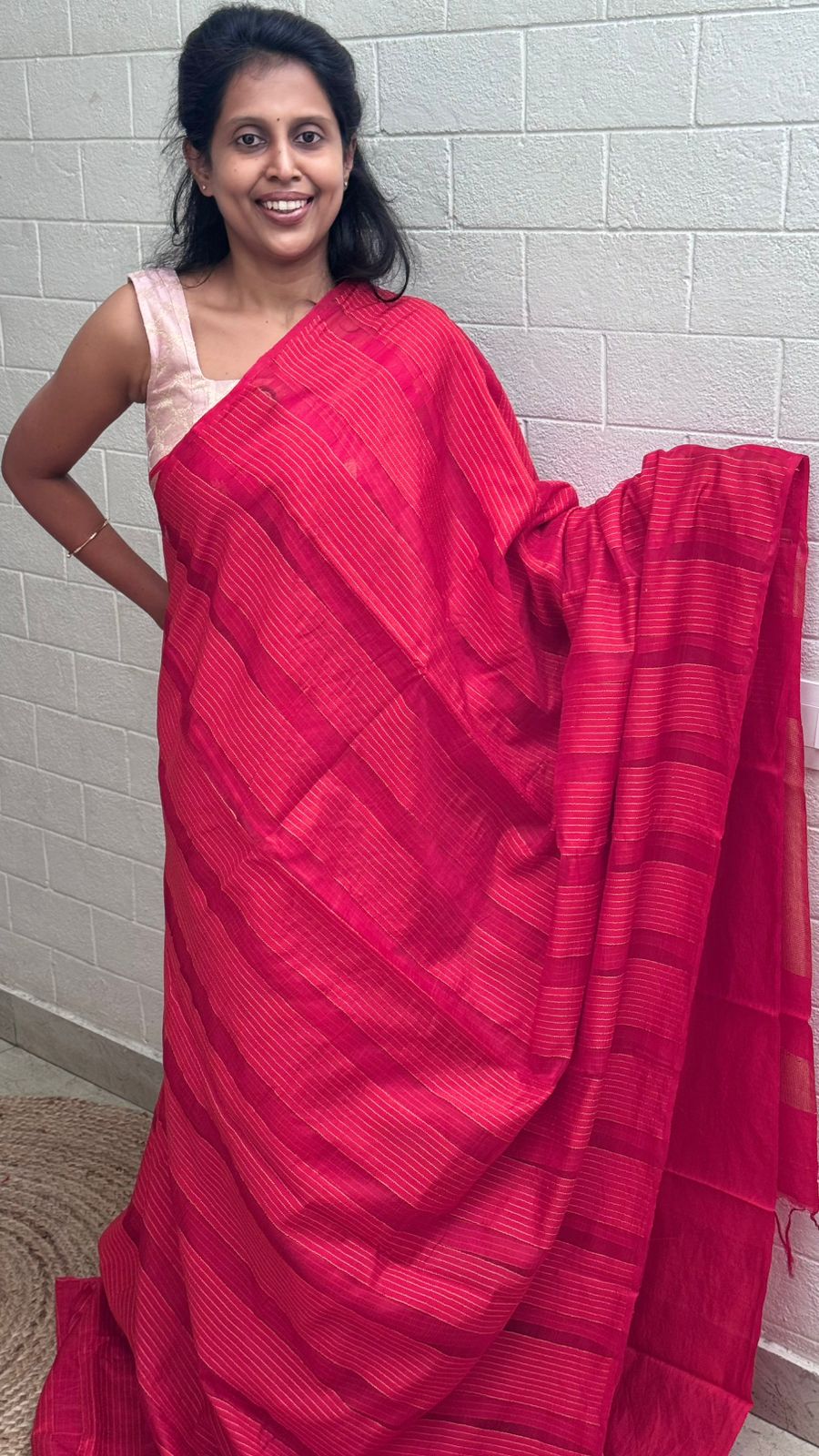 Organza Chanderi Fusion Saree