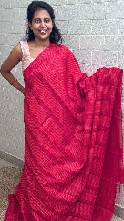 Organza Chanderi Fusion Saree