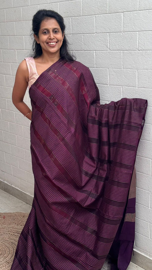 Organza Chanderi Fusion Saree