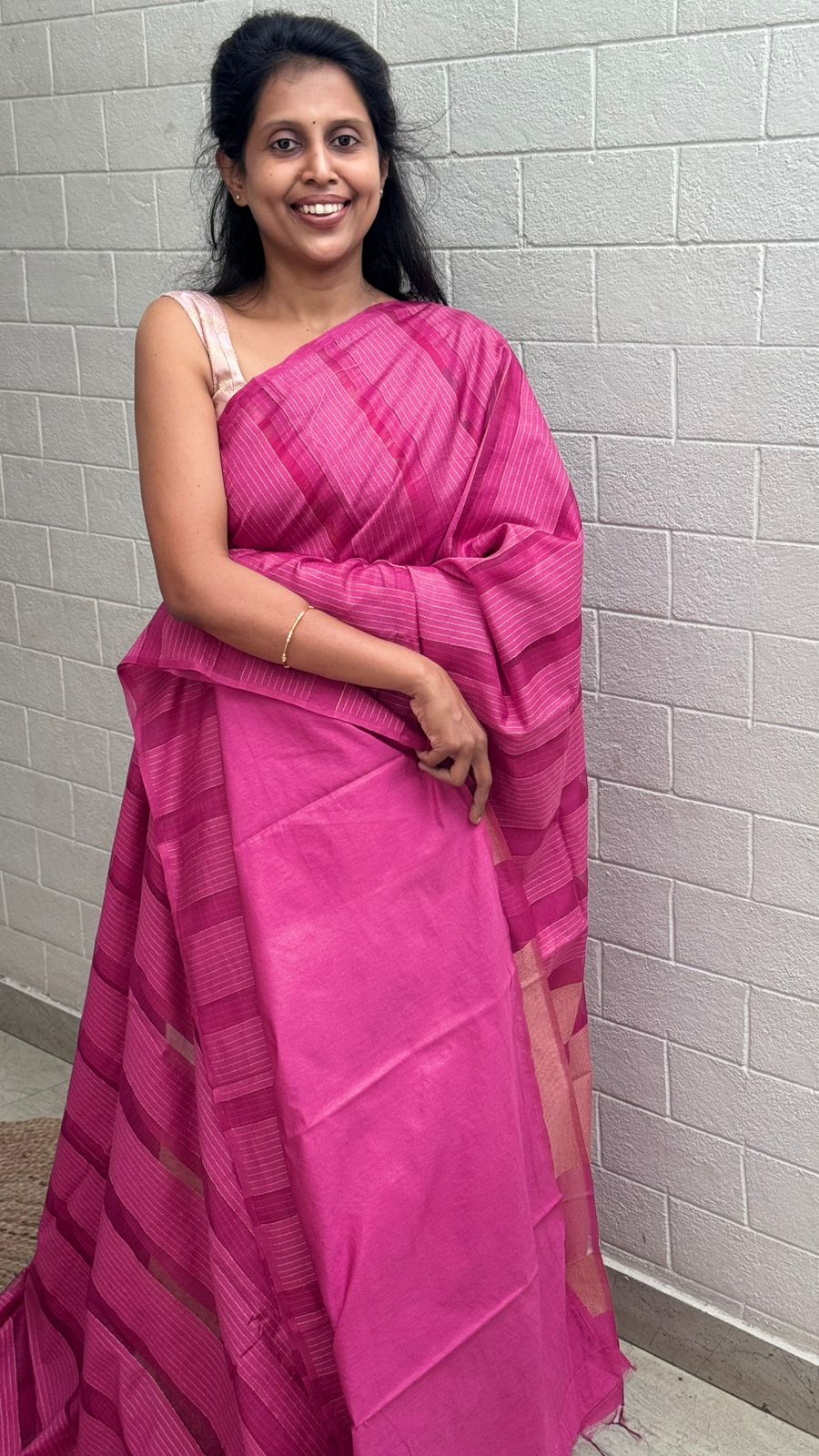 Organza Chanderi Fusion Saree