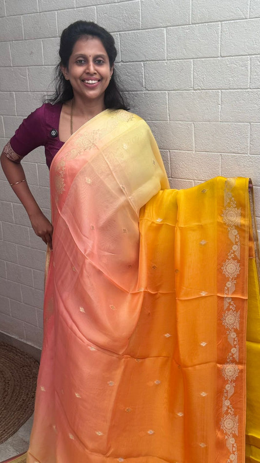 Blended Organza saree