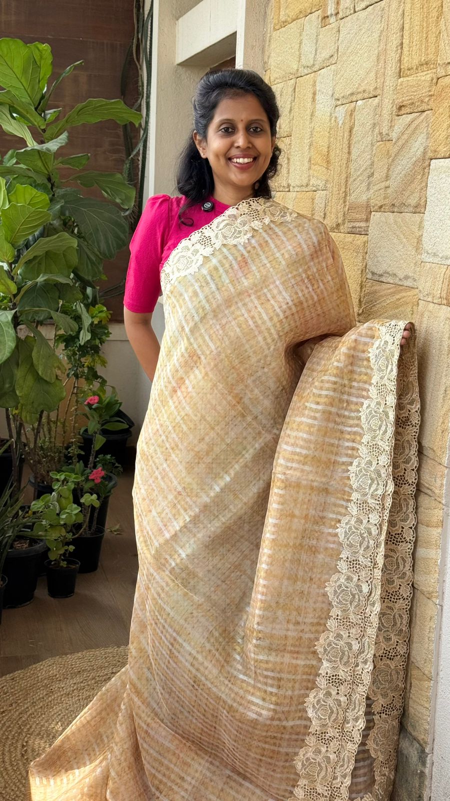 Silk Organza Cutwork Saree