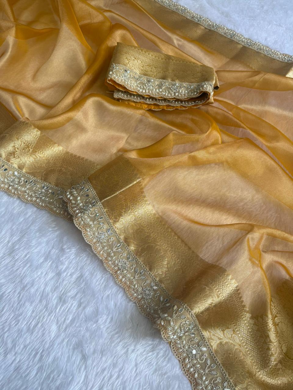 Tissue Banarasi Saree