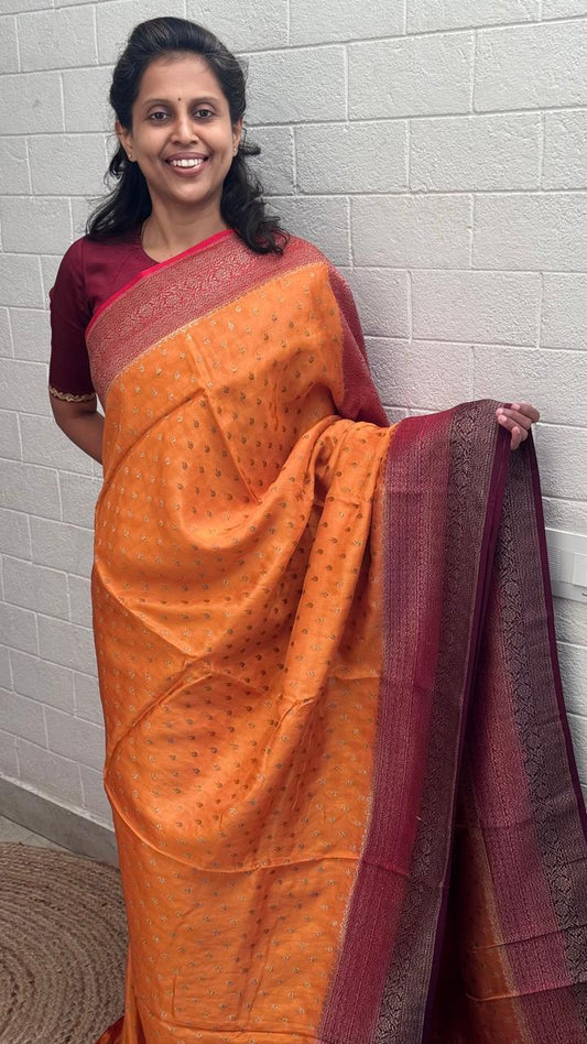 Crepe Banarasi Saree
