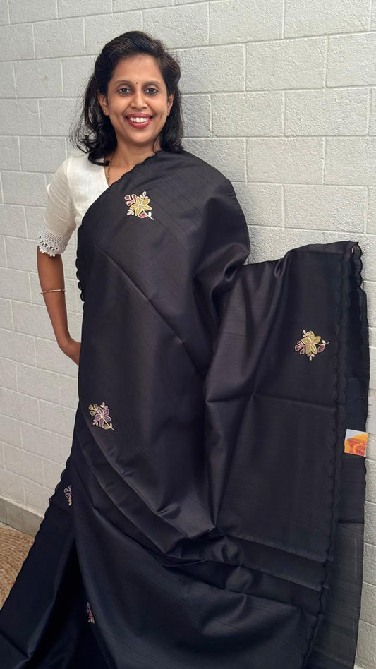 Tussar Embellished Saree