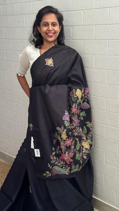 Tussar Embellished Saree