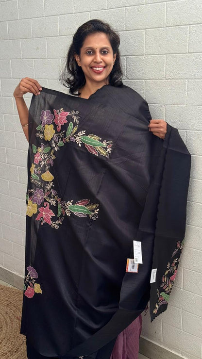Tussar Embellished Saree