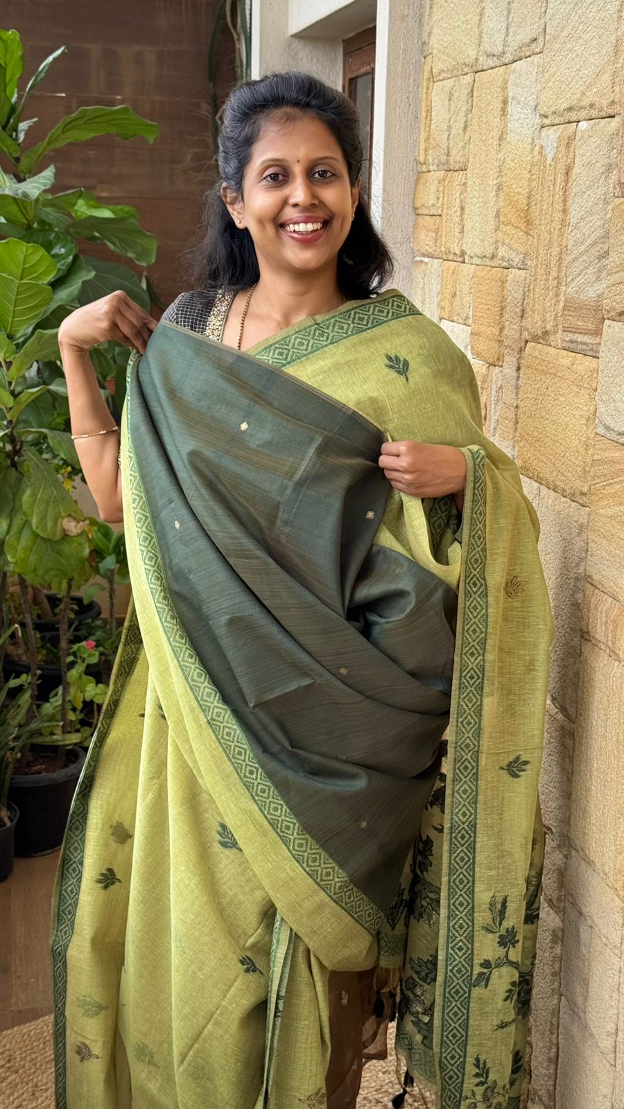 Jamdhani Cotton Saree