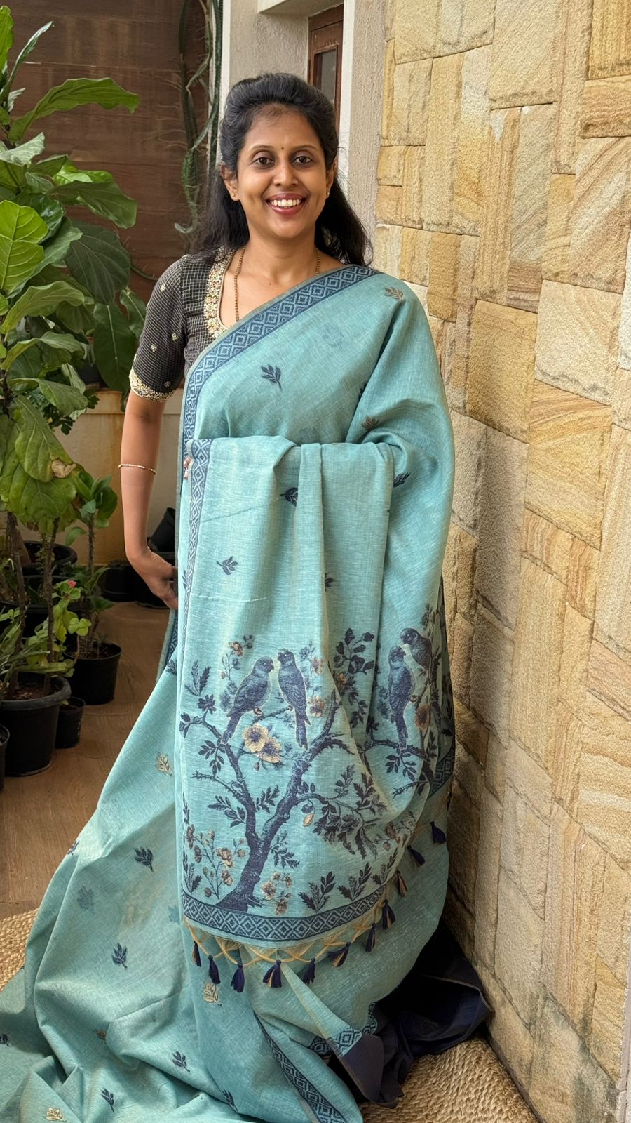 Jamdhani Cotton Saree