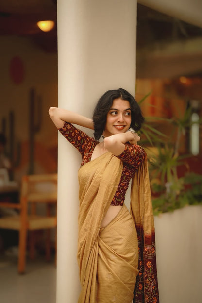 Gayathri Chanderi Print