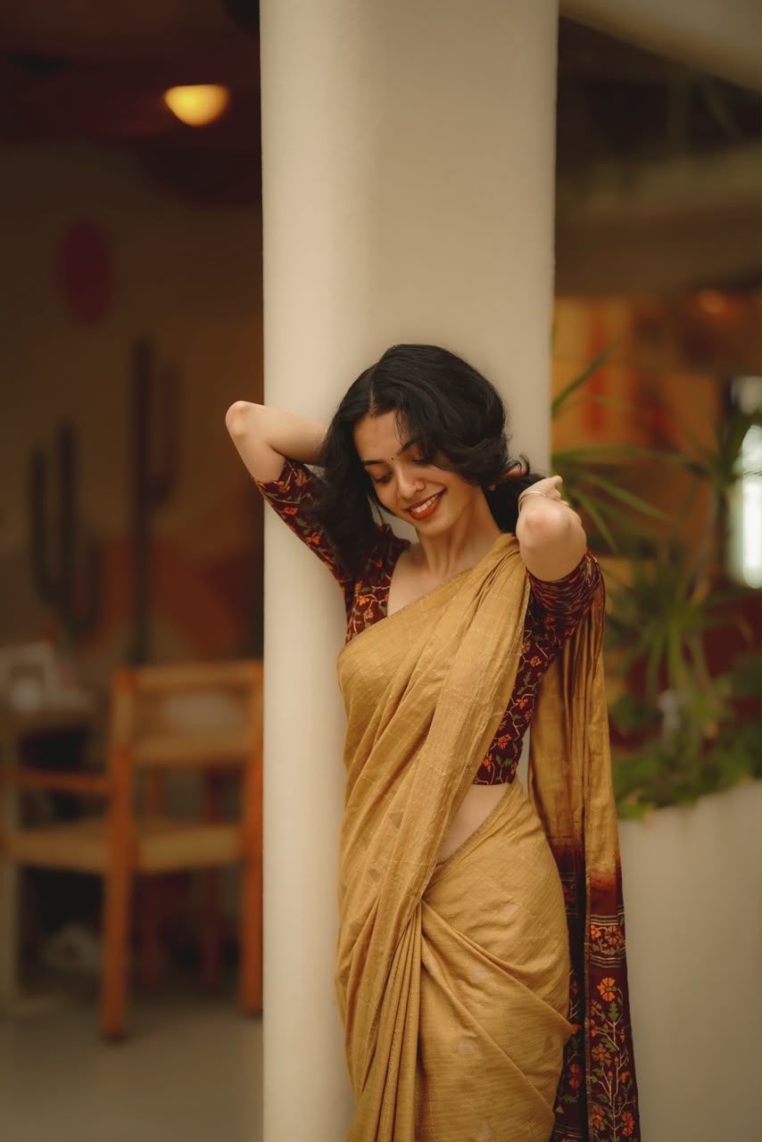 Gayathri Chanderi Print