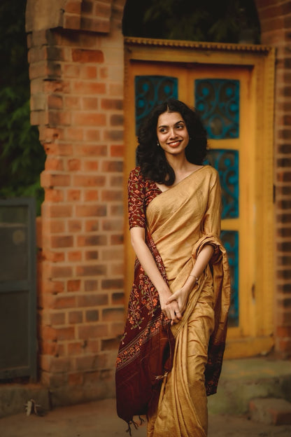 Gayathri Chanderi Print