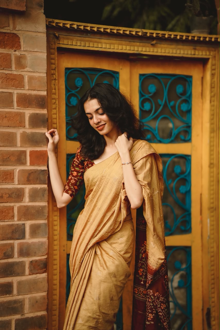 Gayathri Chanderi Print