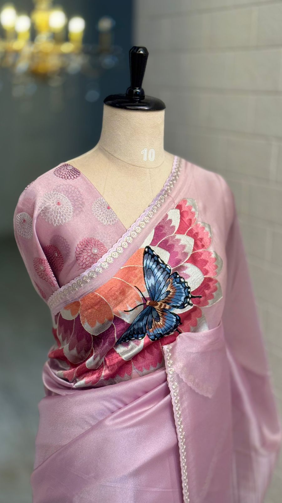 Tissue Butterfly Saree