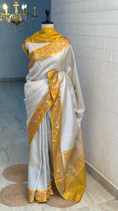 Blended Tissue Brocade Saree