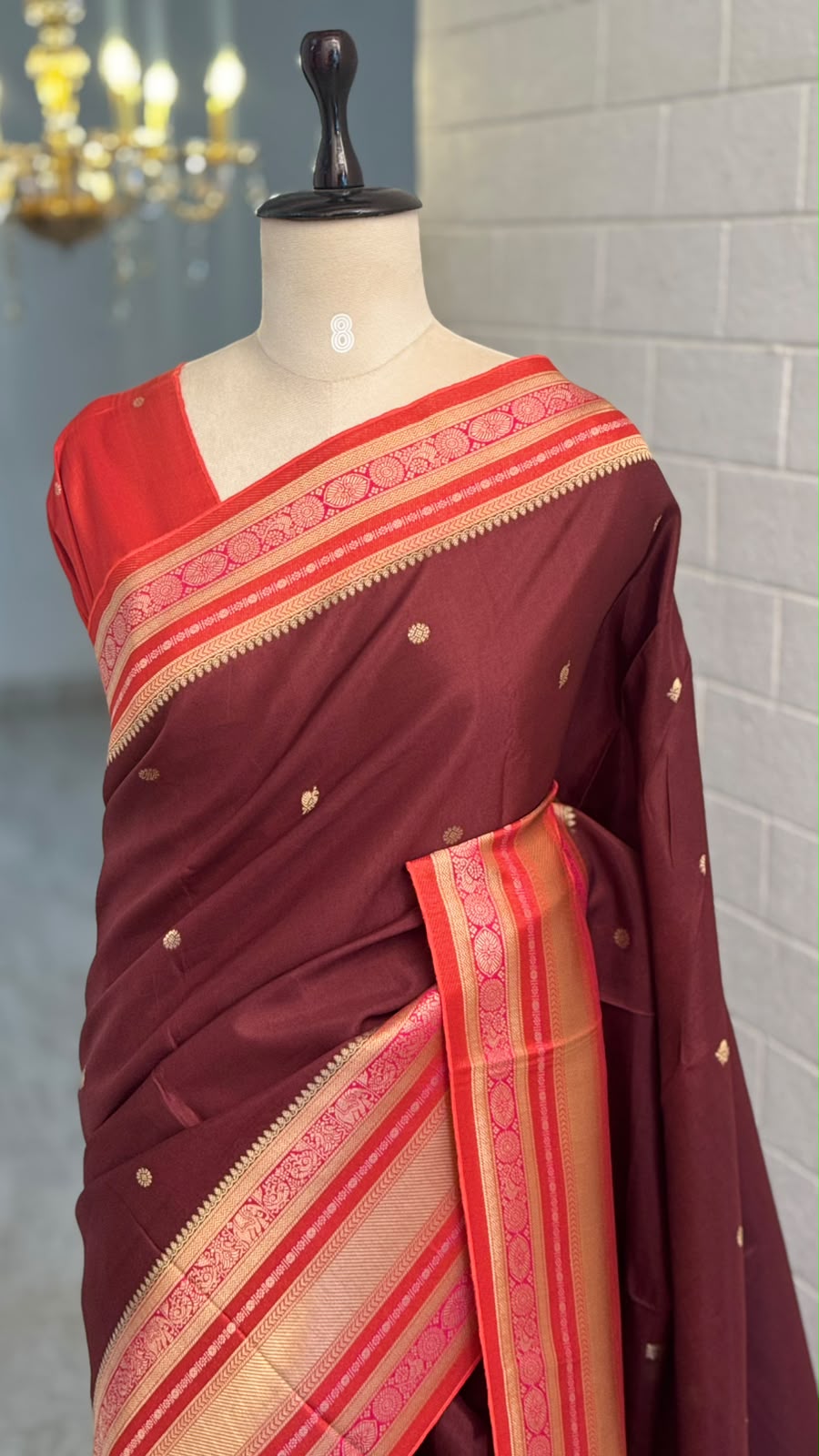 Viscose Contrast Border Saree