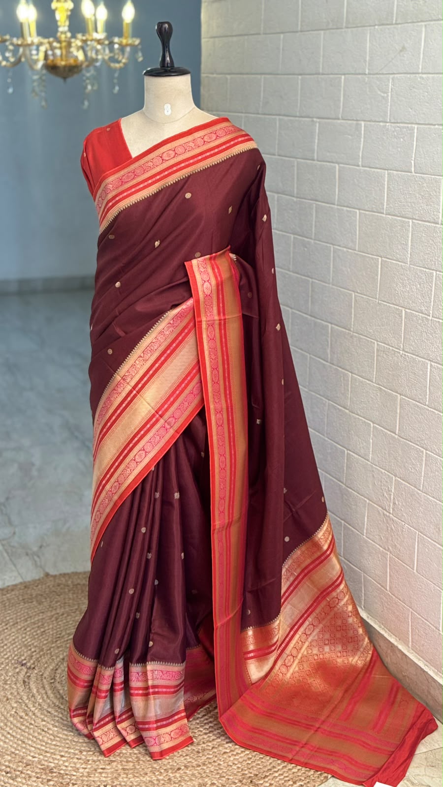 Viscose Contrast Border Saree
