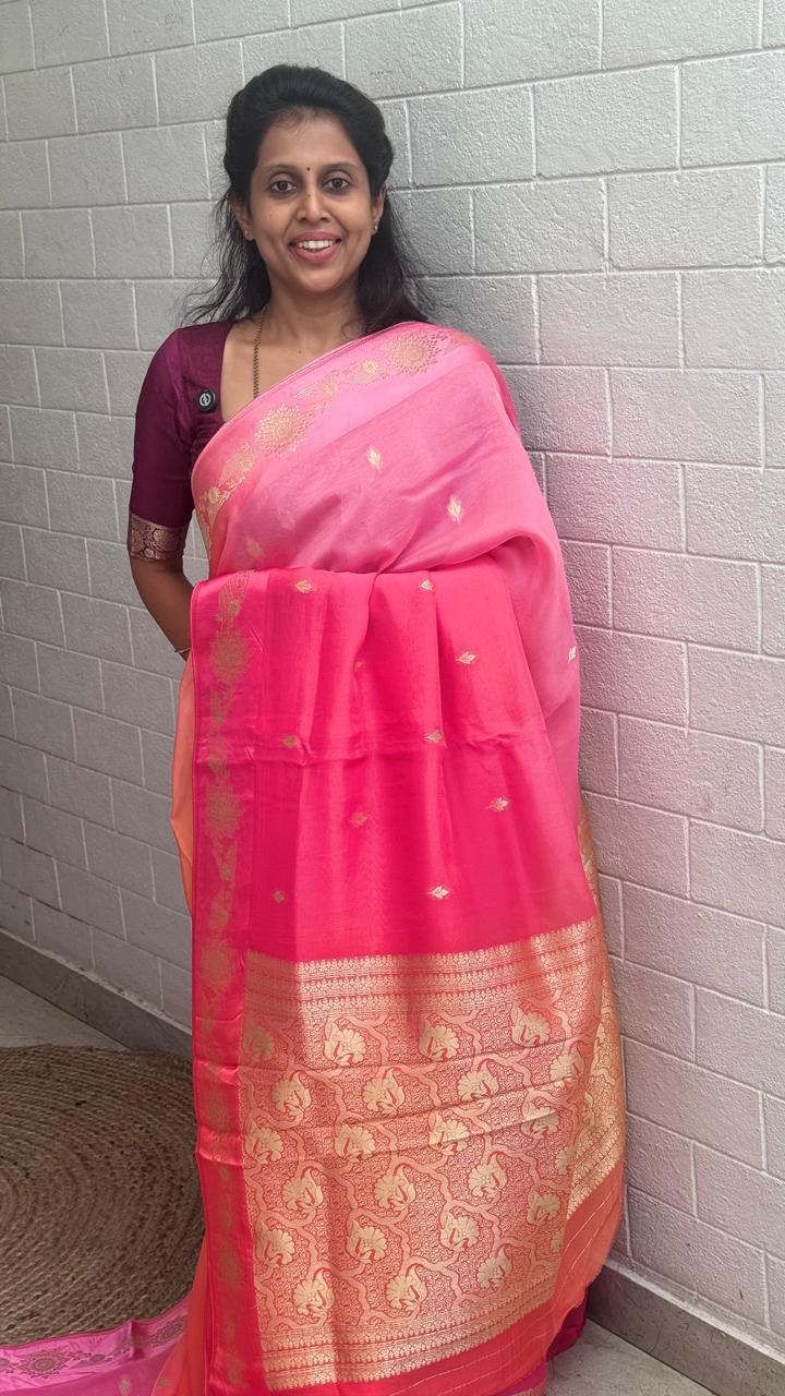 Blended Organza Saree