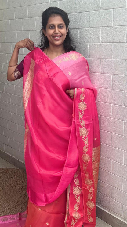 Blended Organza Saree