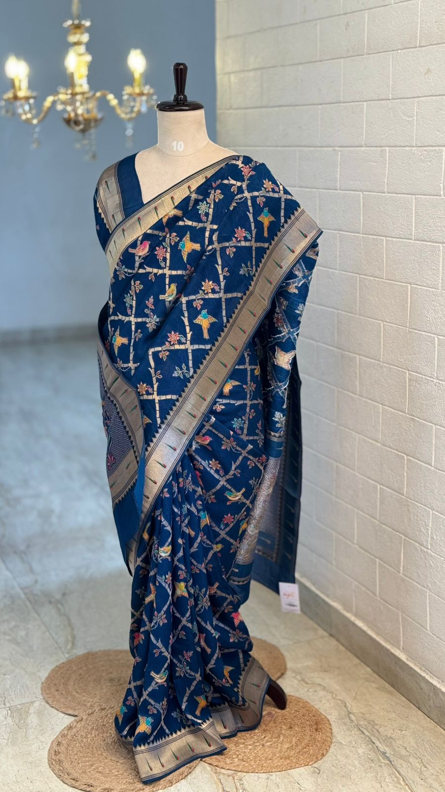 Kanni Silk Paithani Border Saree