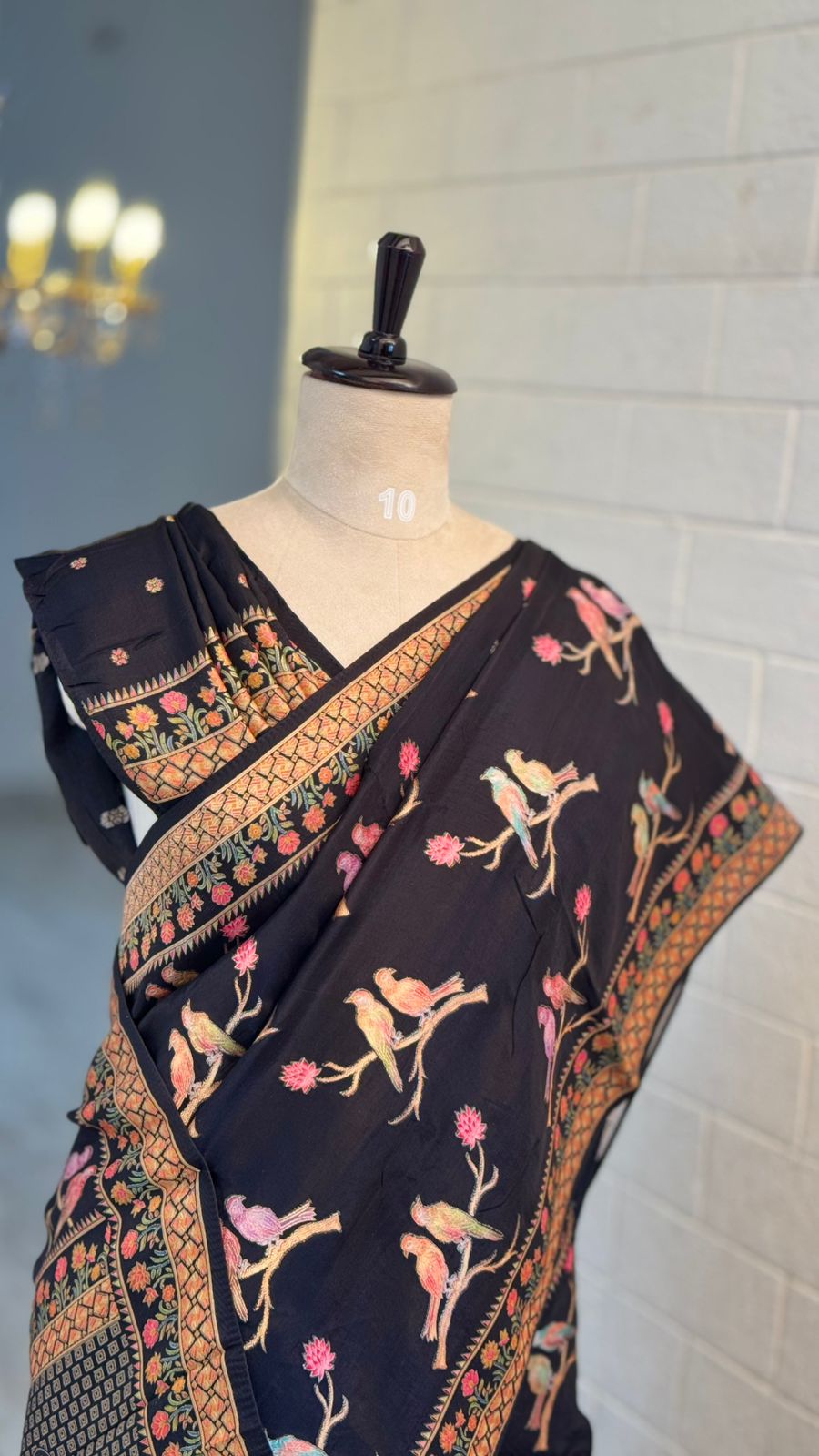 Kanni Silk Twin Bird Saree