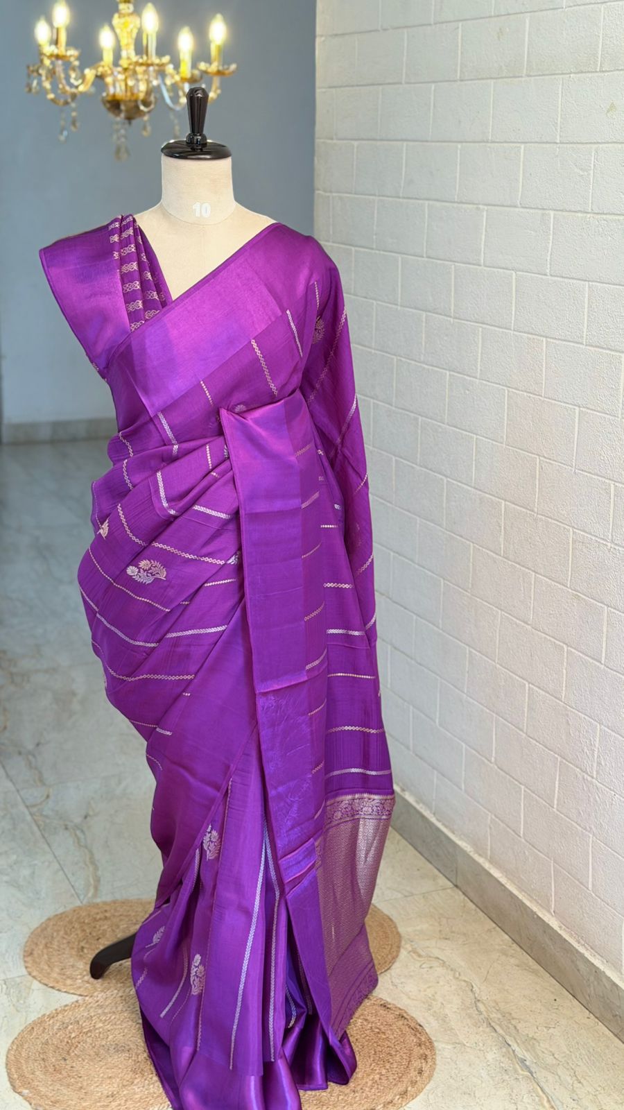 Blended Raw Mango Khatan Saree