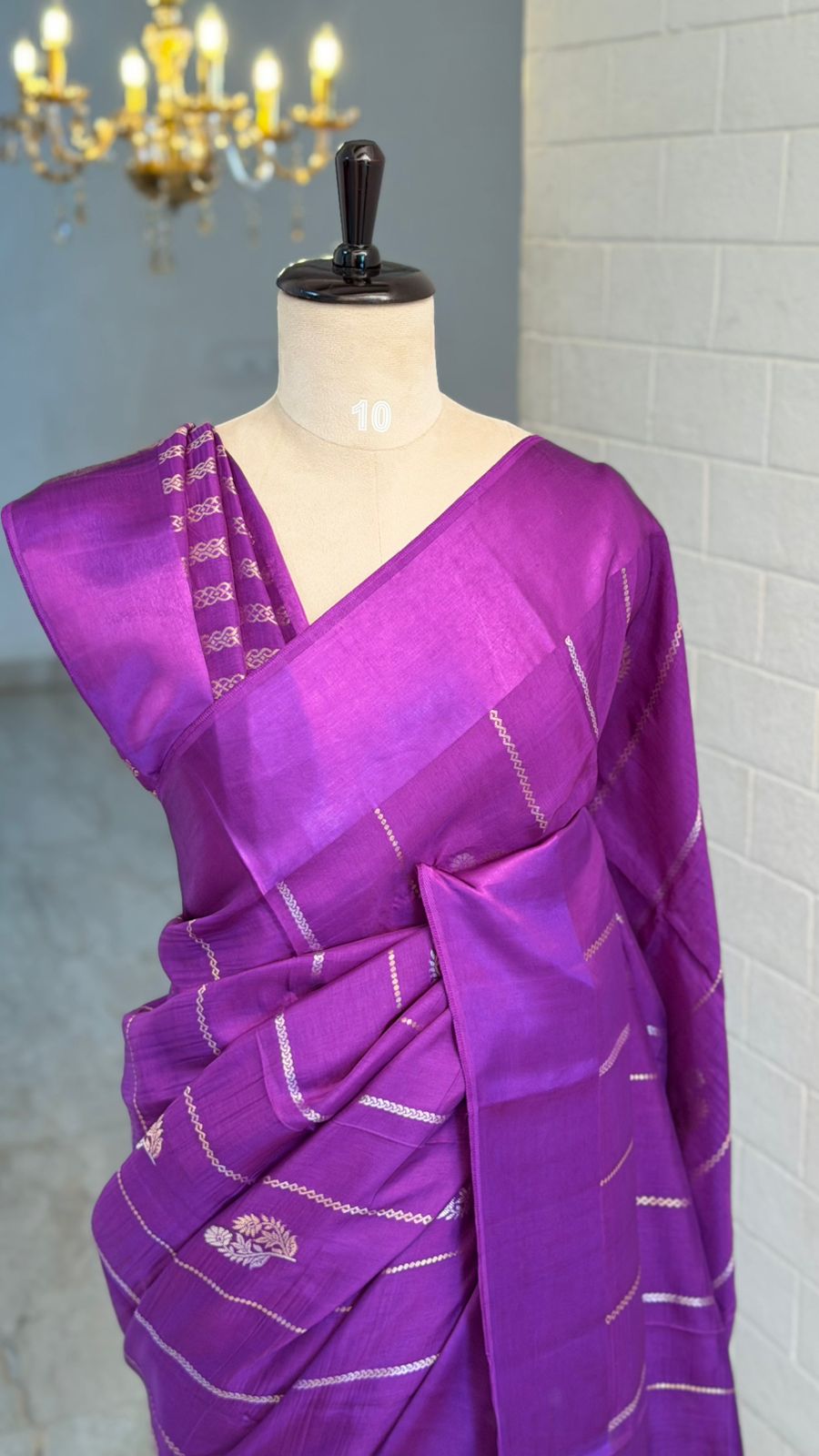 Blended Raw Mango Khatan Saree