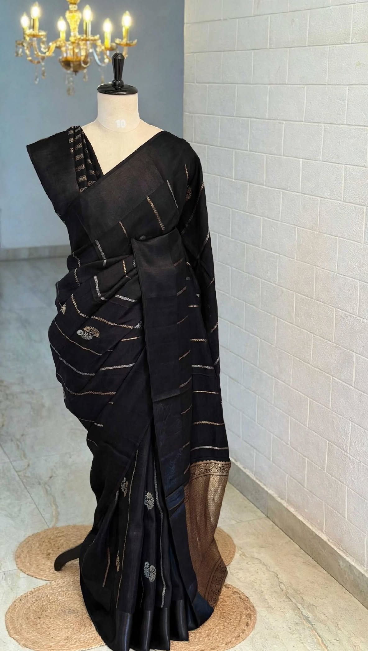 Blended Raw Mango Khatan Saree