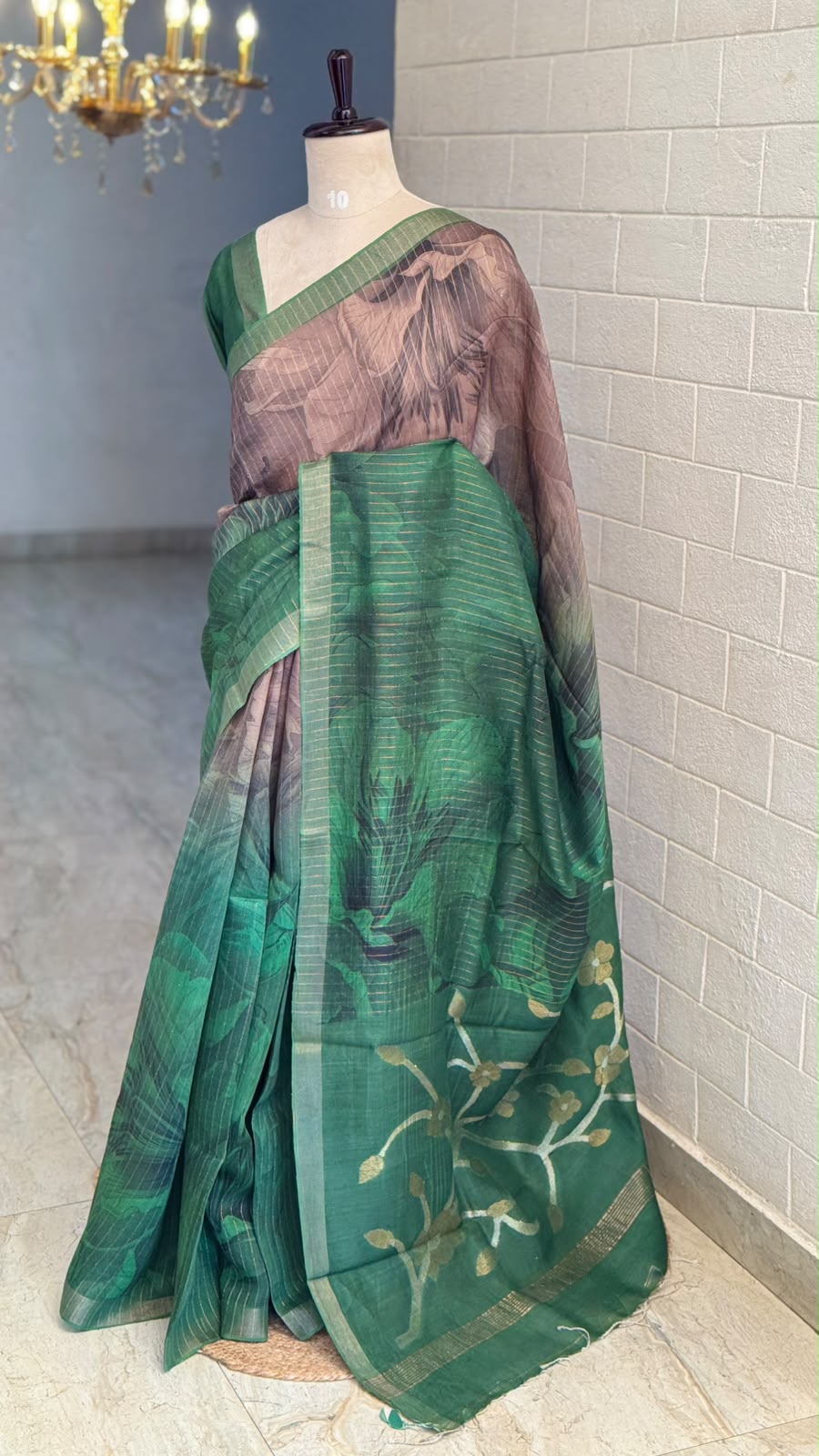 Pure Handloom Tussar Silk Saree