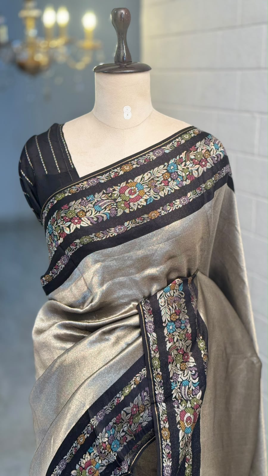 Blended Tissue Brocade Saree